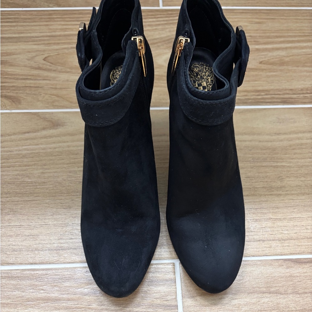 Vince Camuto - Black Suede Ankle Boots
